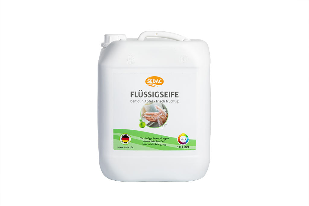 SEDAC Flüssigseife, baniolin Apfel, extra mild, hautmild und pH-neutral, 10L